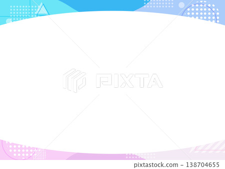 Memphis pattern PowerPoint frame Memphis pattern PowerPoint frame 138704655