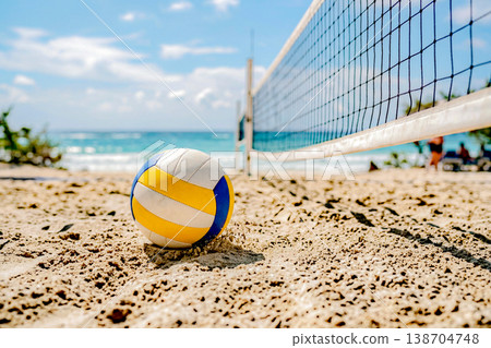 Beach volleyball Beach volleyball 138704748