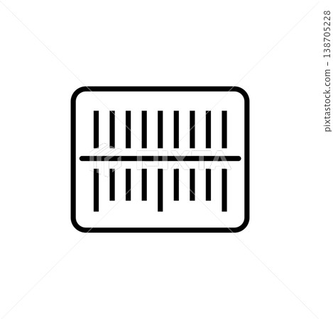 Barcode Product Label Line Icon 138705228