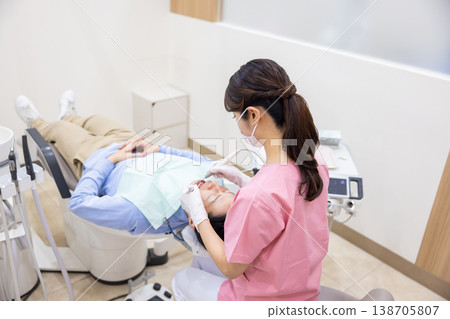 Dentist Dentist to examine 138705807