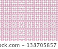 [Traditional Japanese Patterns] Seamless Chidori (Plover) and Chidori-goshi Pattern (Red Tones) 138705857
