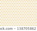 [Traditional Japanese Patterns] Seamless Chidori (Plover) and Chidori-goshi Pattern (Yellow Tones) 138705862