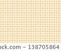 [Traditional Japanese Patterns] Seamless Chidori (Plover) and Chidori-goshi Pattern (Yellow Tones) 138705864