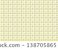 [Traditional Japanese Patterns] Seamless Chidori (Plover) and Chidori-goshi Pattern (Yellow Tones) 138705865