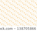 [Traditional Japanese Patterns] Seamless Chidori (Plover) and Chidori-goshi Pattern (Yellow Tones) 138705866