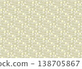 [Traditional Japanese Patterns] Seamless Chidori (Plover) and Chidori-goshi Pattern (Yellow Tones) 138705867