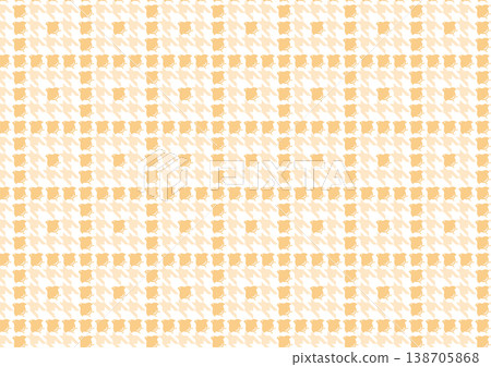 [Traditional Japanese Patterns] Seamless Chidori (Plover) and Chidori-goshi Pattern (Yellow Tones) 138705868