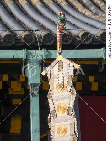 三十三間堂春桃花節旗 三十三間堂春桃花節旗 138705907