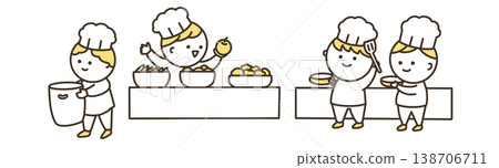 People cooking (color) People cooking (color) 138706711