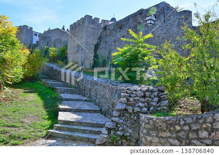 North Macedonia, Ohrid, Samuel Fortress, city walls North Macedonia, Ohrid, Samuel Fortress, city walls 138706840