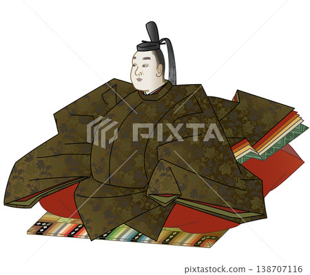 Illustration of Emperor Go-Toba Illustration of Emperor Go-Toba 138707116