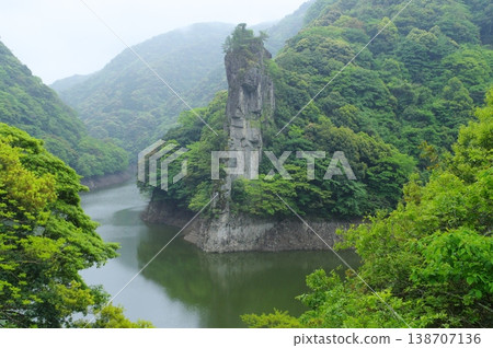 長門峽、重碑岩 長門峽、重碑岩 138707136