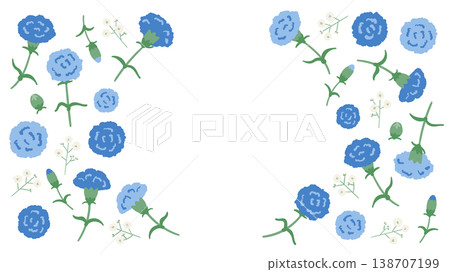 父親節康乃馨相框,藍色,中心邊框,資訊背景材料 父親節康乃馨相框,藍色,中心邊框,資訊背景材料 138707199