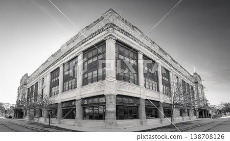 Exterior photo of a historic stone building 138708126