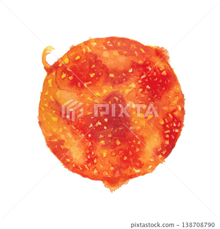 Watercolor illustration of the sun 2 Watercolor illustration of the sun 2 138708790