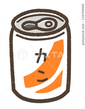一個空罐子,上面寫著「罐」字 一個空罐子,上面寫著「罐」字 138709405