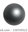 逼真的金屬球（透明背景） 138709522