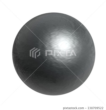 Realistic metal sphere (transparent background) Realistic metal sphere (transparent background) 138709522