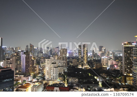 Night view of Bangkok, Thailand (part 2) 138709574