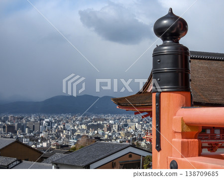 View of Kyoto city from Kiyomizu-dera Temple 138709685