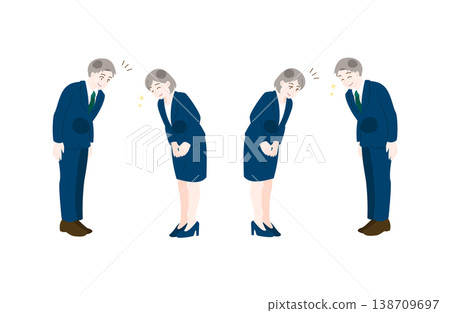 一套商務人士的問候圖片,圖片中人物面帶微笑,鞠躬致意。 一套商務人士的問候圖片,圖片中人物面帶微笑,鞠躬致意。 138709697