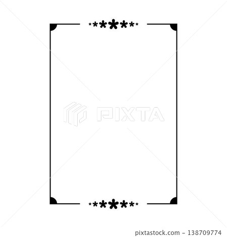 Star Frame Border Icon, Decorative Star Outline Shape Design Element Star Frame Border Icon, Decorative Star Outline Shape Design Element 138709774