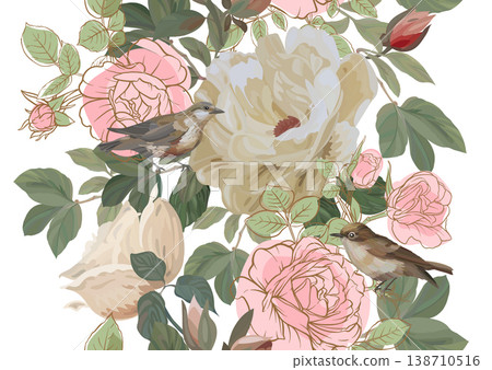 roses seamless pattern 1 roses seamless pattern 1 138710516