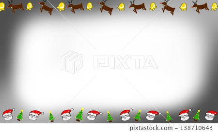 Silver-toned Christmas background material, horizontal frame (wallpaper, banner, web design) Silver-toned Christmas background material, horizontal frame (wallpaper, banner, web design) 138710643