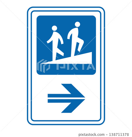指示牌，坡道 138711378