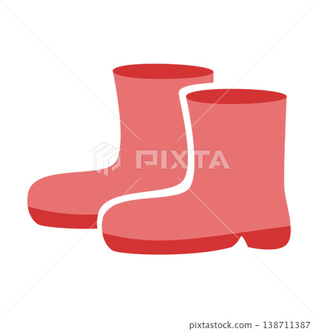 雨靴，雨季雨具（插圖） 138711387