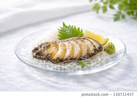 鮑魚生魚片 138711437