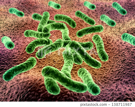 Bacteria cells background Bacteria cells background 138711987