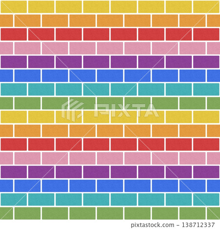 Pride and rainbow seamless background Pride and rainbow seamless background 138712337