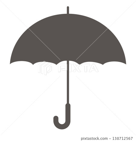 雨傘輪廓,雨季,留白,黑色 雨傘輪廓,雨季,留白,黑色 138712567