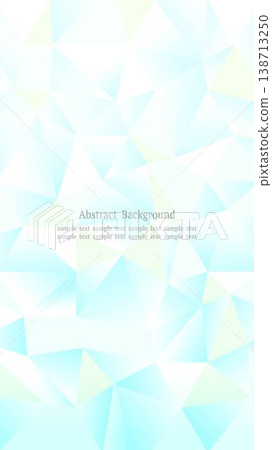 藍綠雙色多邊形水晶背景，垂直16:9寬高比。 138713250