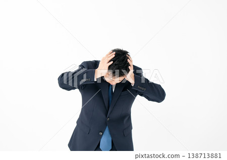 Young male business panic Young male business panic 138713881