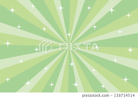 綠色、閃閃發光的太陽光芒背景 綠色、閃閃發光的太陽光芒背景 138714514