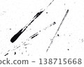 The abstract texture of black acrylic paint 138715668
