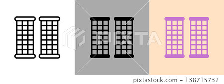 Simple curl icon 138715732
