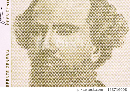 Nicolas Avellaneda a closeup portrait from old Argentine money Nicolas Avellaneda a closeup portrait from old Argentine money 138716008