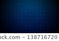 Grid Tech Background In Blue Pattern 138716720