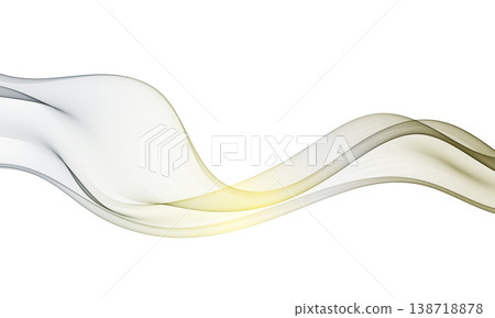 Abstract wave background with soft gray and golden flowing lines Abstract wave background with soft gray and golden flowing lines 138718878