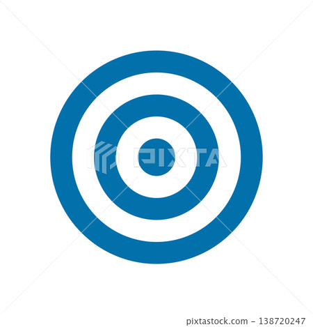 target icon vector isolated on white background for your web and mobile app design target icon vector isolated on white background for your web and mobile app design 138720247
