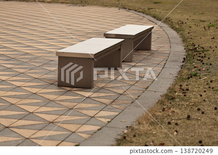Bench in the park 138720249