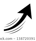 A powerful arrow (black) 138720391