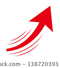 A powerful arrow (red) 138720393
