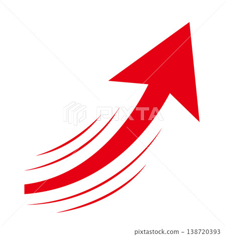 A powerful arrow (red) A powerful arrow (red) 138720393