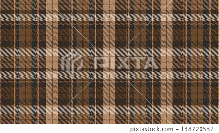 Brown tartan check pattern background material Brown tartan check pattern background material 138720532
