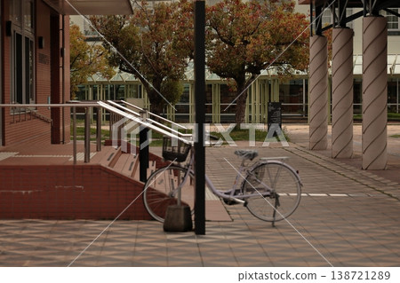 Scenery with a bicycle 138721289