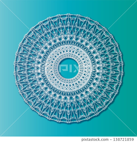 Antique embroidered lace 138721859